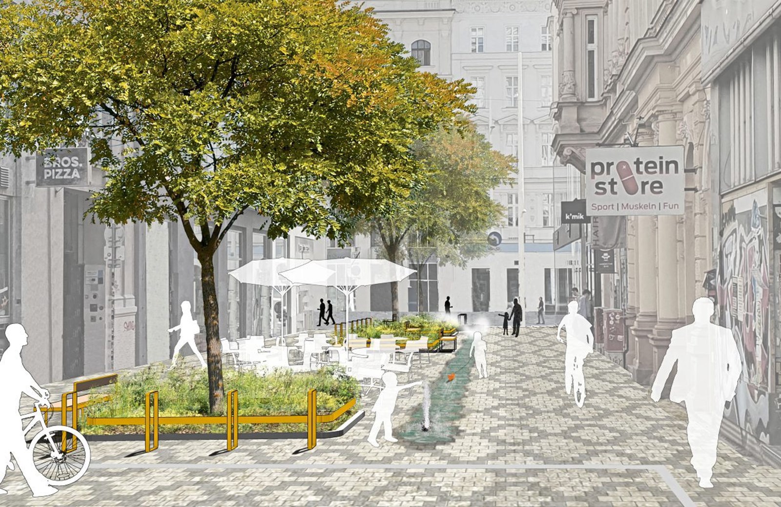 So soll die Zollergasse in Wien-Neubau aussehen