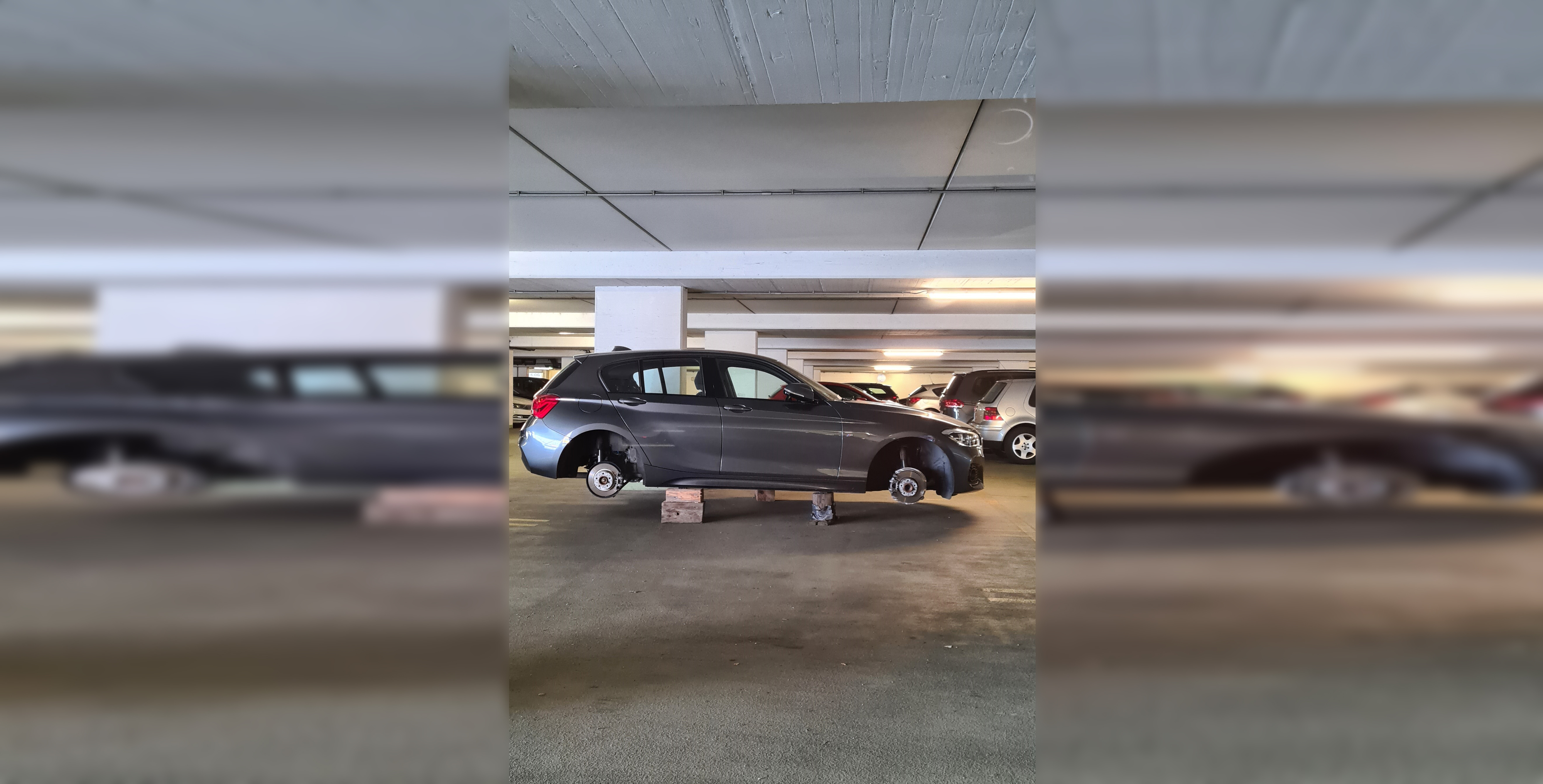 Böses Erwachen beim Besitzer des BMWs