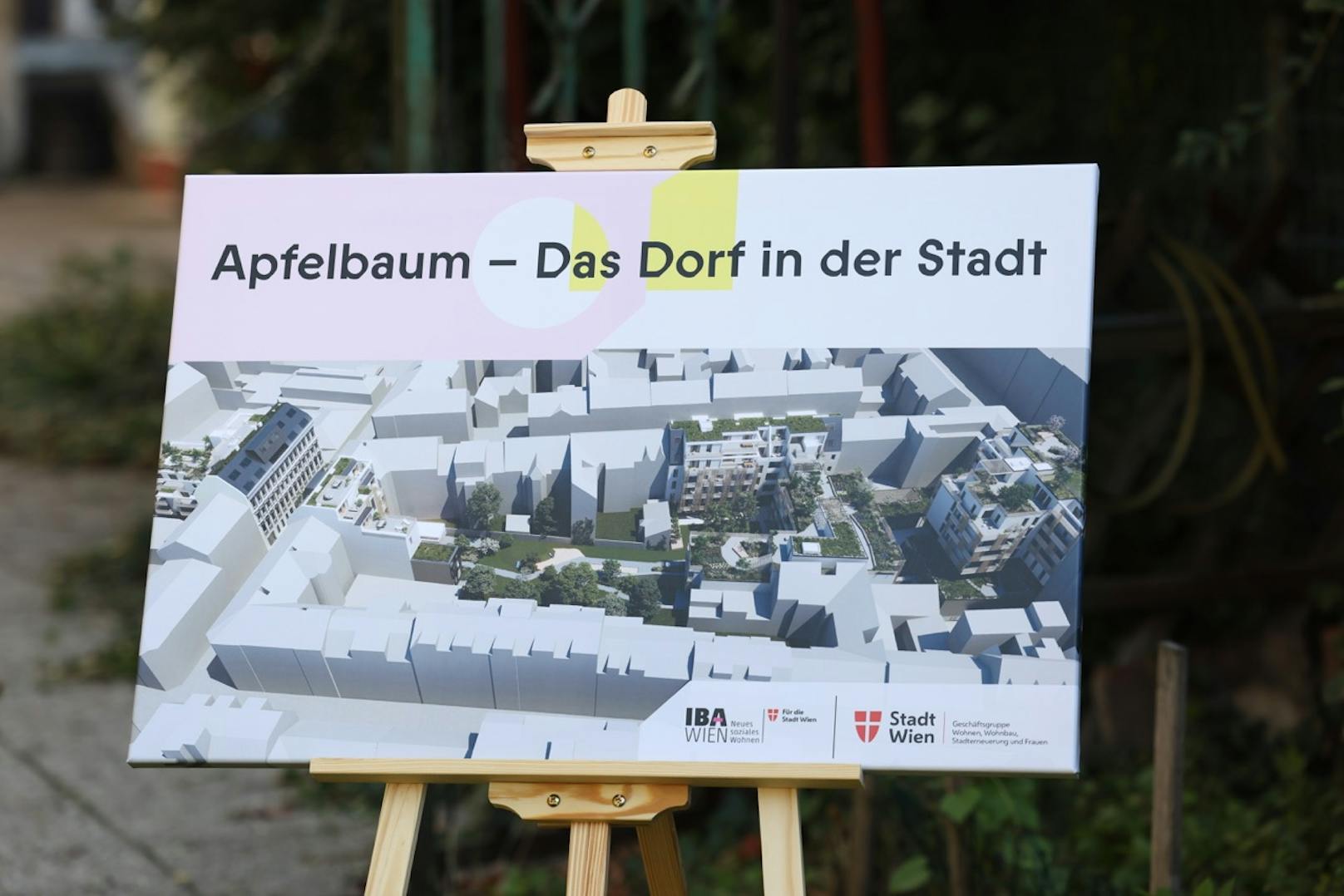 Visualisierung  Stadterneuerungsprojekt "Apfelbaum"