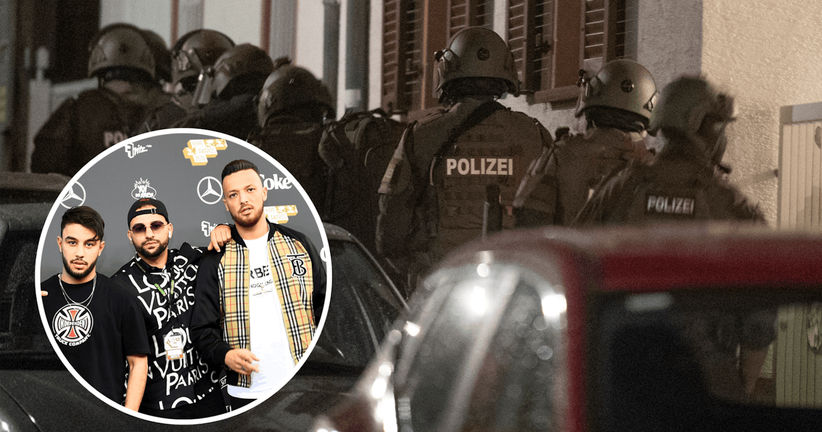 Über 400 Polizisten stürmen Studio von Deutschrapper