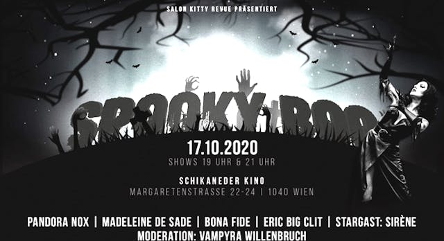Salon Kitty Prasentiert Spooky Boo Revue Events Heute At