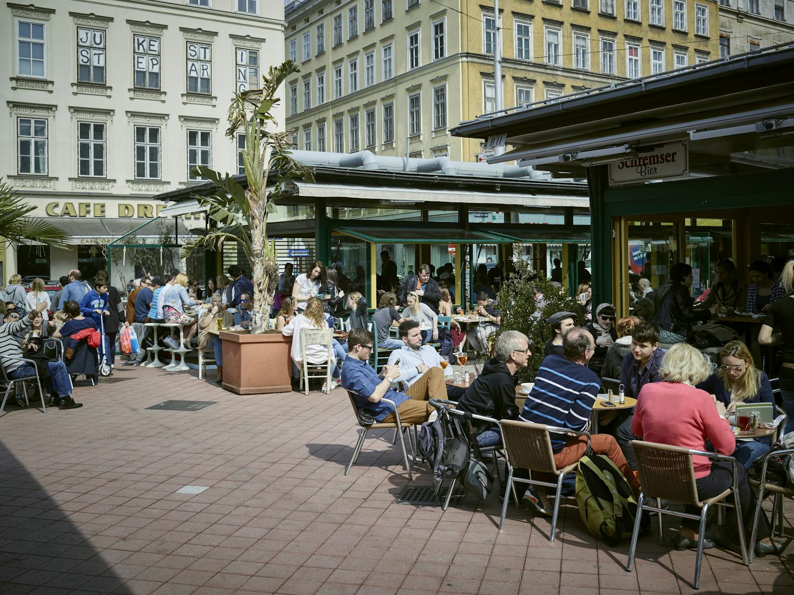 Der Naschmarkt in Wien-Mariahilf