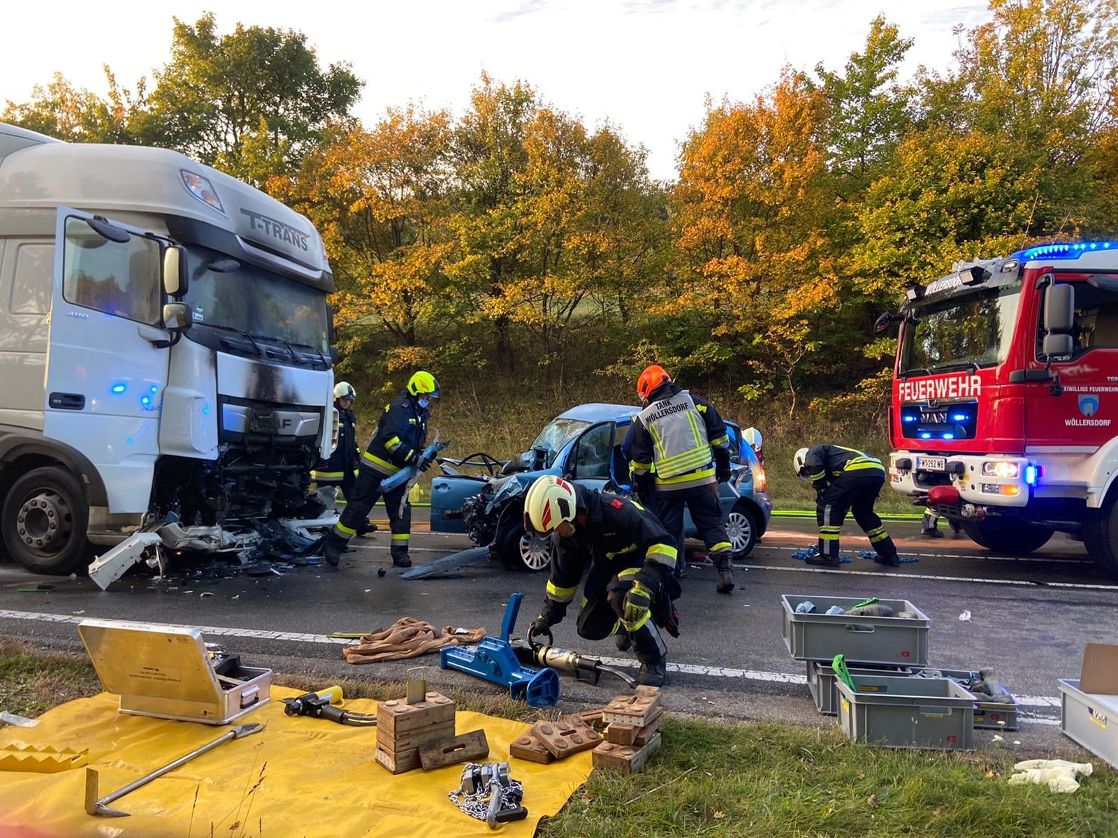 Ein ausbrechendes Feuer konnte rasch gelöscht werden.