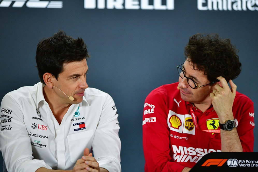 Mattia Binotto legte gegen Toto Wolff ein Veto ein. 