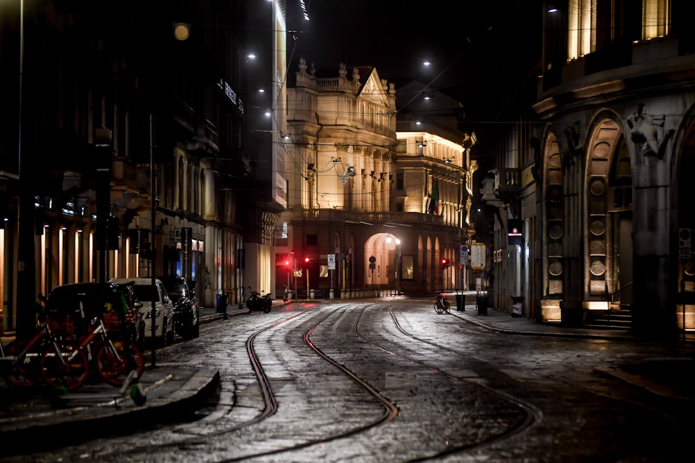 Ein Foto der Ausgangssperre in Italien. So könnte es auch in Österreich bald aussehen.