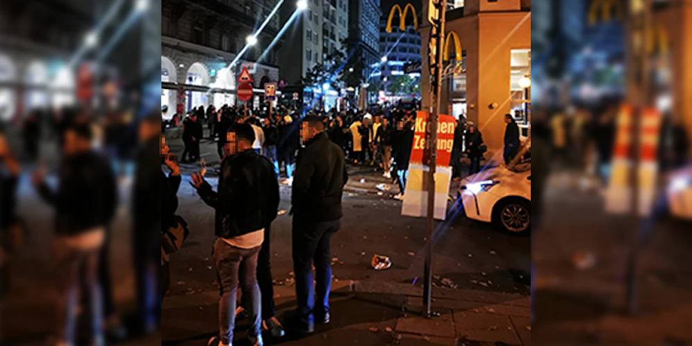 Viele Wiener gingen noch ein letztes Mal vor dem Lockdown auf die Straßen.