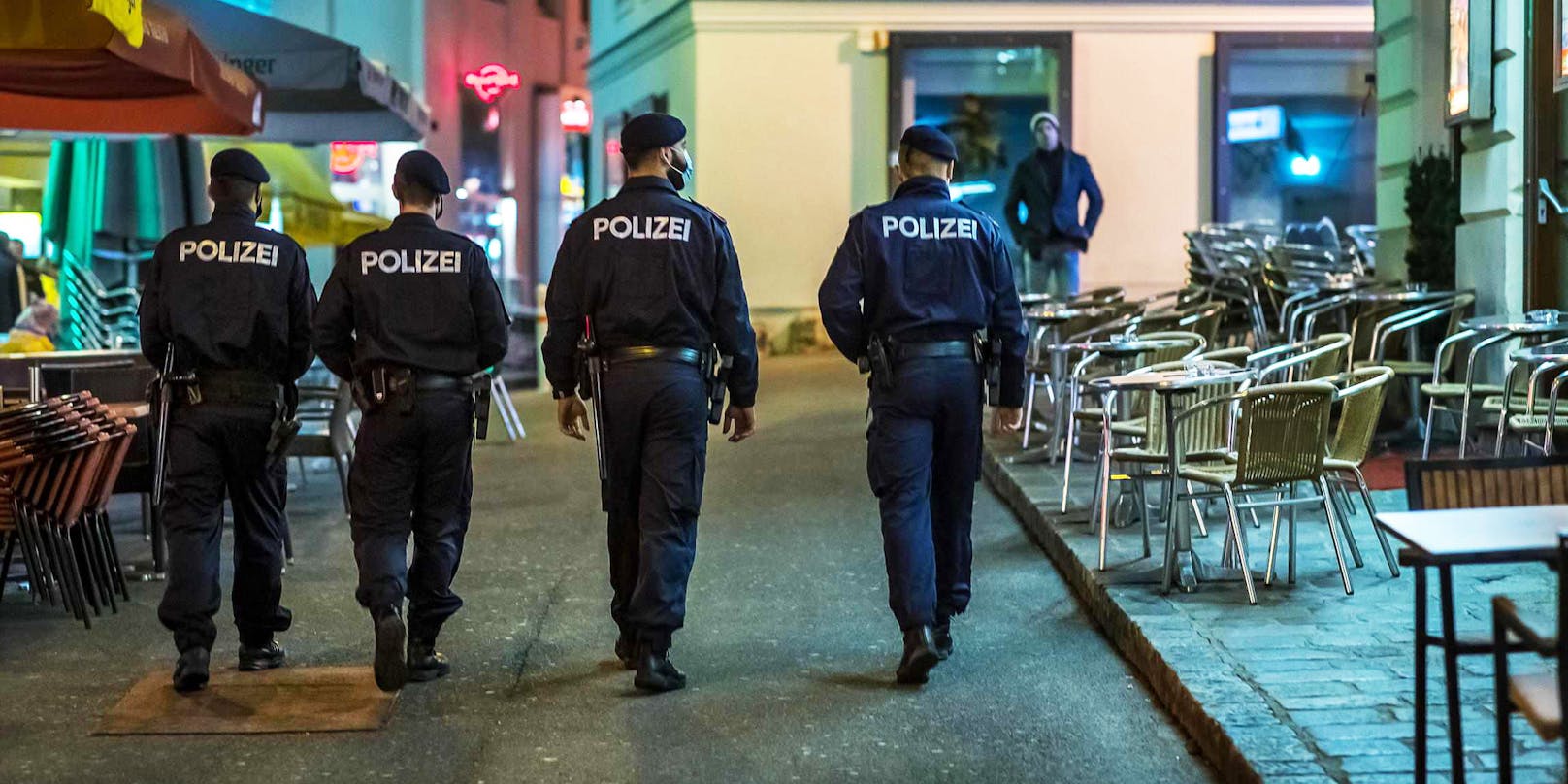 Polizeieinsatz in Wien-Neubau