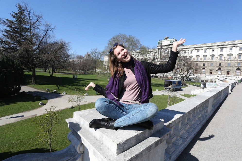 Der Wiener Burggarten bleibt im zweiten Lockdown geöffnet.