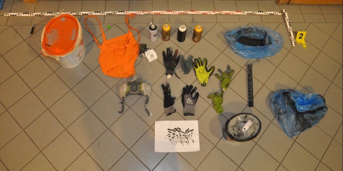 Das Equipment der beiden Männer.