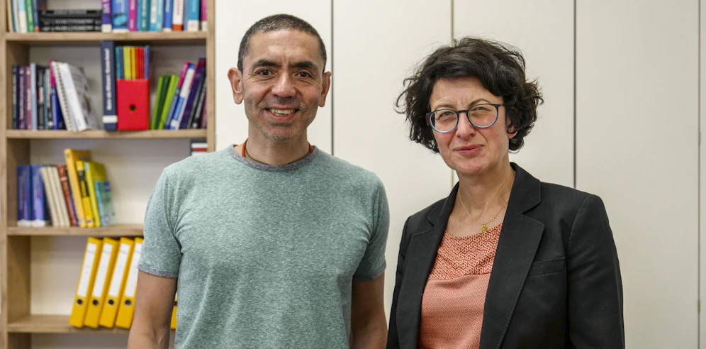 Ugur Sahin und seine Frau Özlem Türeci stehen hinter dem möglichen Corona-Impfstoff.
