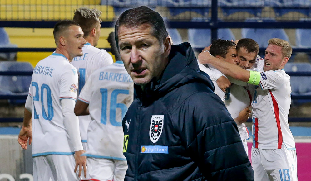 Franco Foda rätselt über die Luxemburg-Aufstellung.