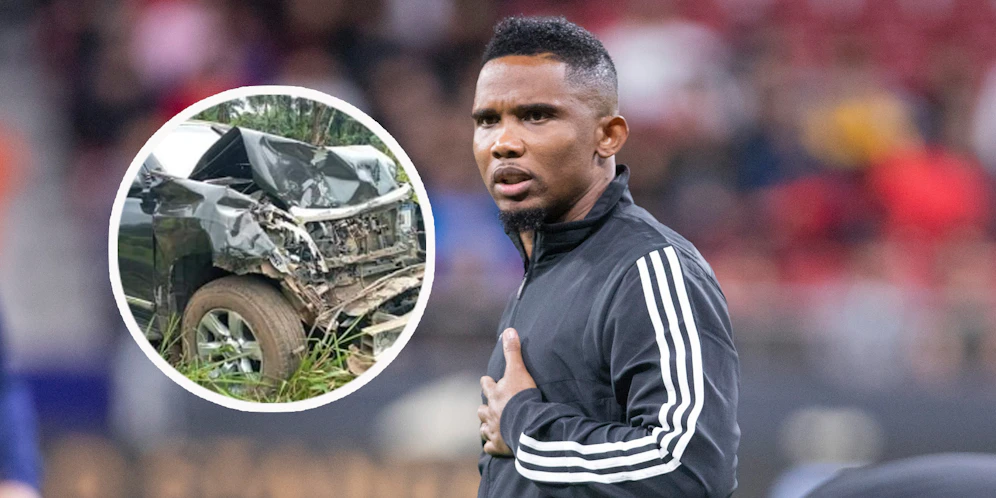 Samuel Eto'o war in einen schweren Unfall verwickelt.