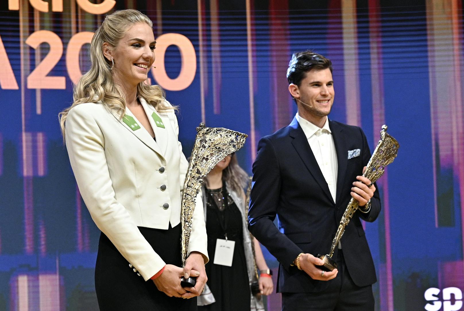 Ivona Dadic und Dominic Thiem sind Österreichs Sportlerin und Sportler des Jahres. 