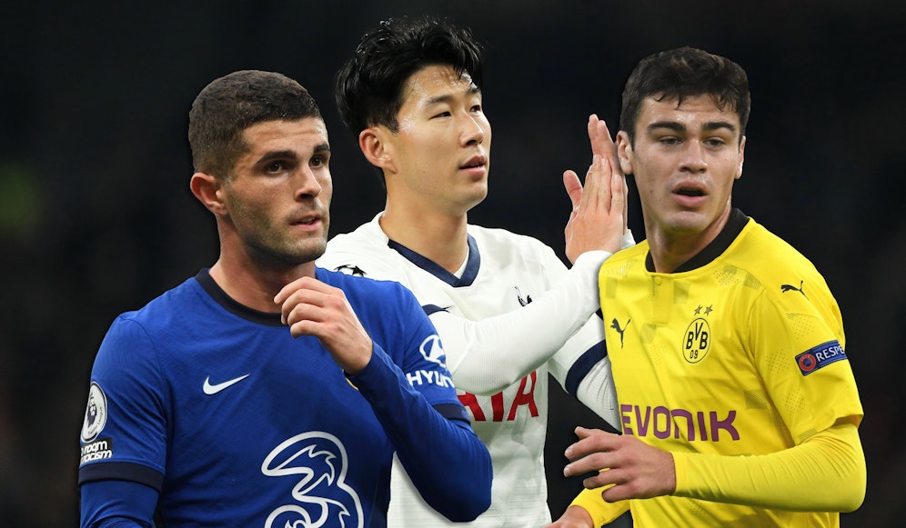 Pulisic (Chelsea), Son (Tottenham) und Reyna (Dortmund) kommen nach Österreich.