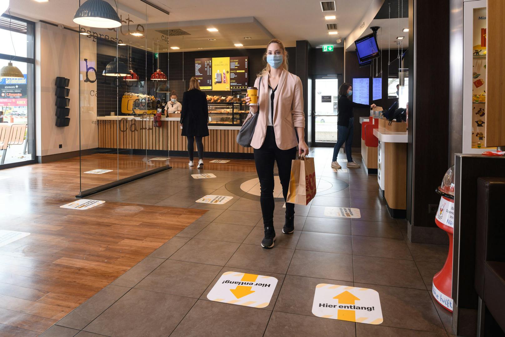 McDonald’s Österreich ist seit Beginn des zweiten Lockdowns weiterhin für seine Gäste da.