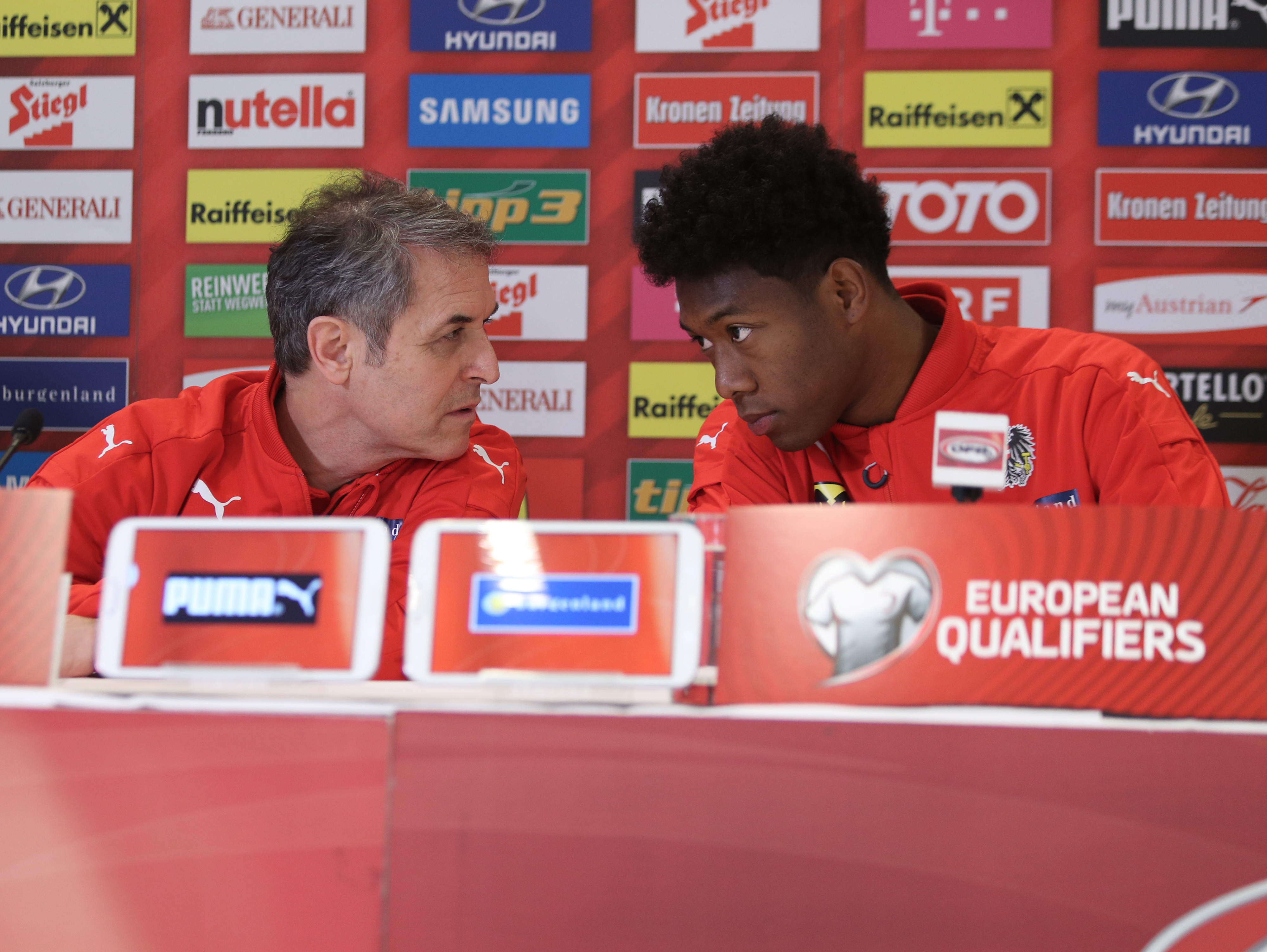 Marcel Koller 2017 mit David Alaba