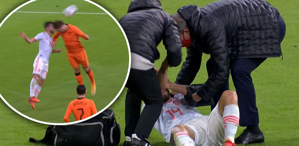 Eric Gaya musste verletzt runter
