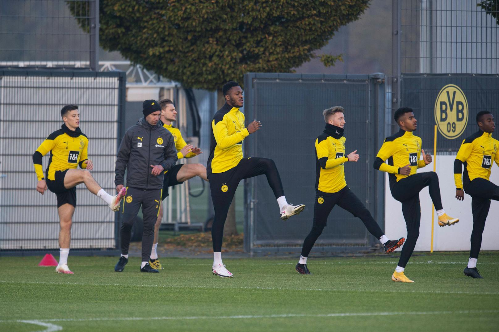 Das Dortmund-Training konnte noch abgehalten werden. 