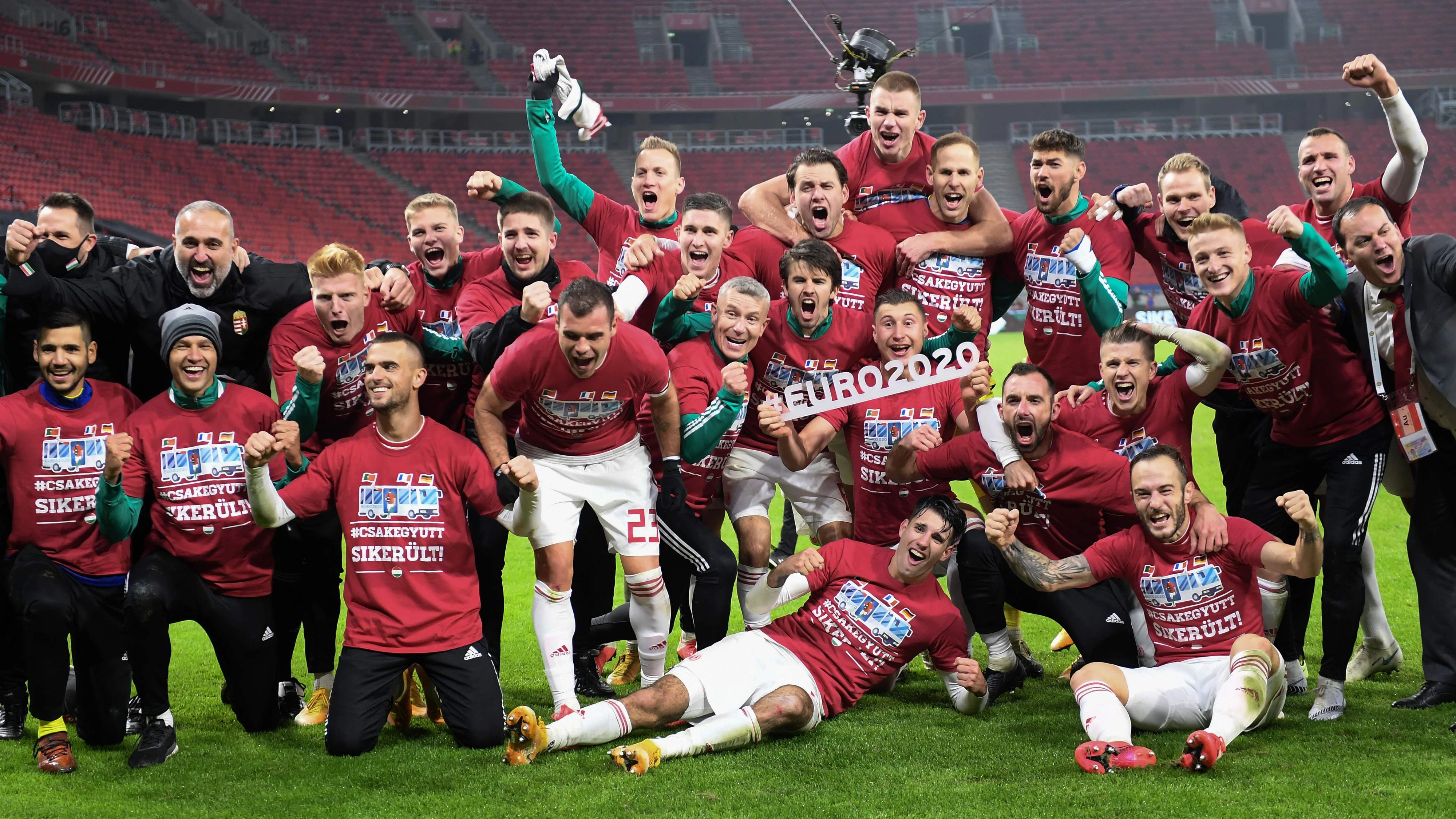 Ungarn jubelt über die EM-Qualifikation.