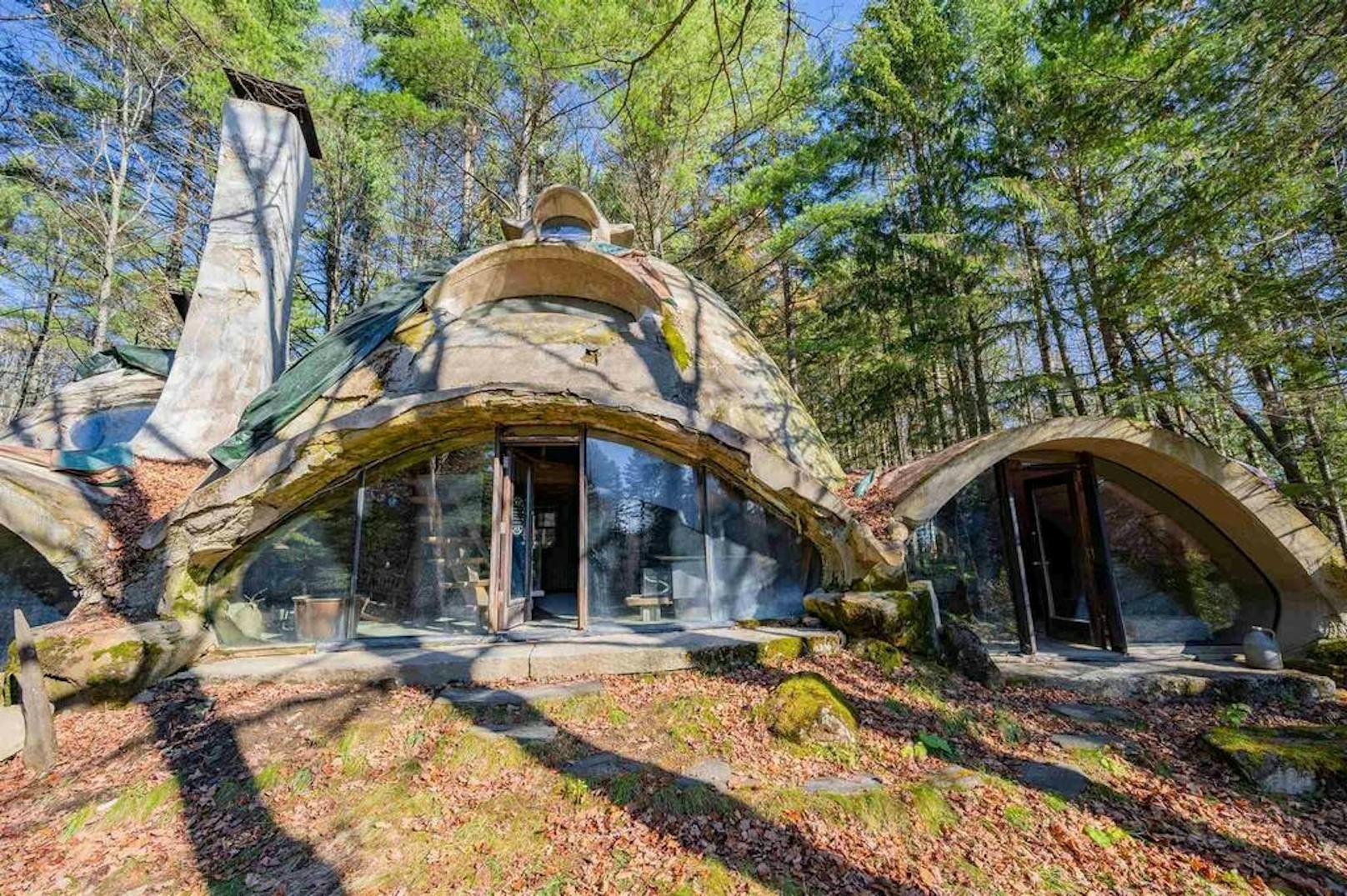 Für 220.000 US Dollar wird nun das Einzimmer-Häuschen in Marshfield (Vermont) von Architekt Bob Chappelle verkauft. <br>