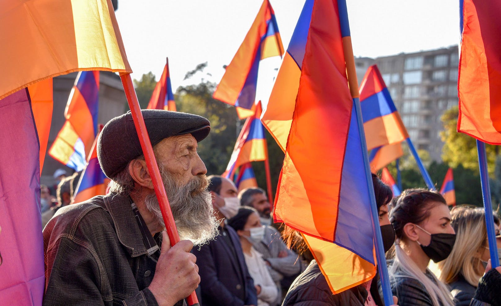 Massenproteste in Armenien gegen Berg-Karabach-Abkommen