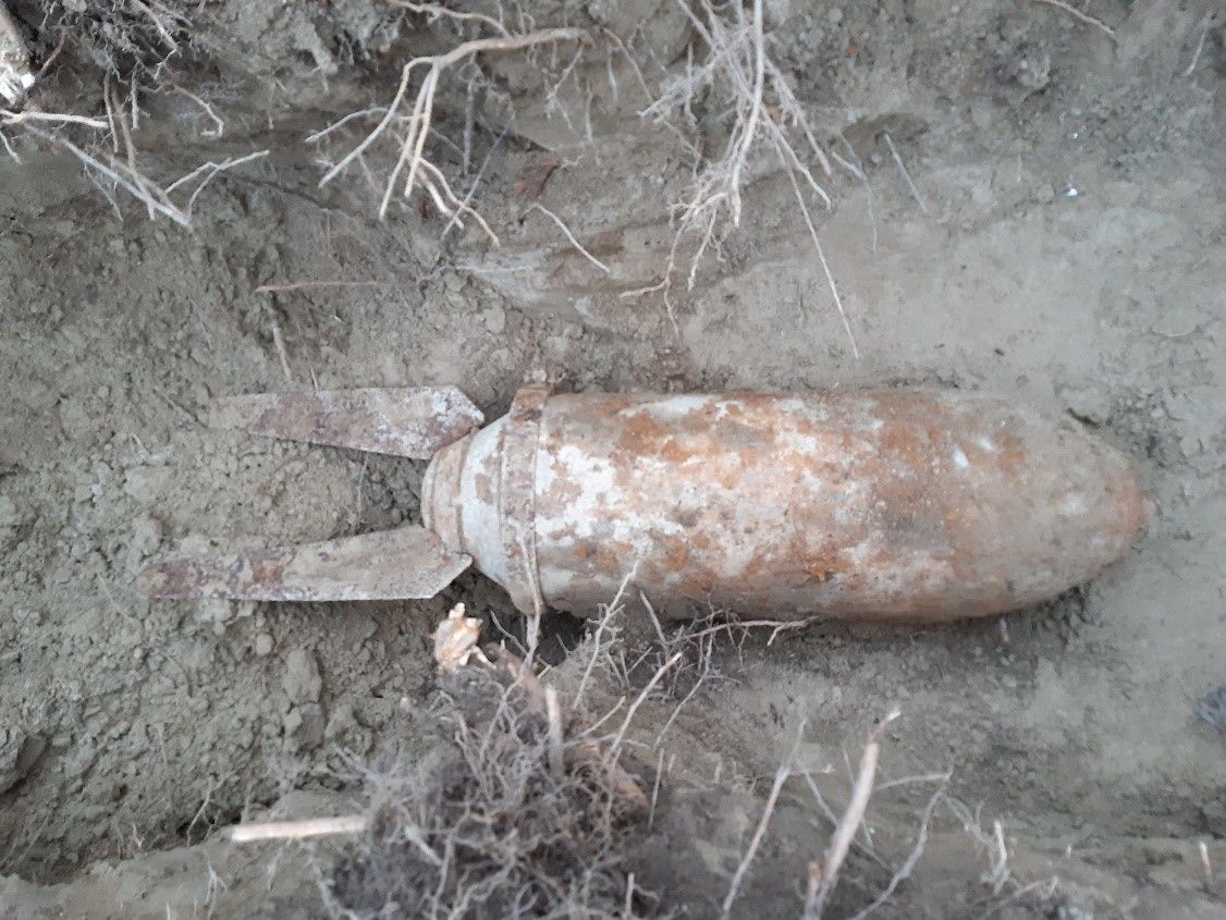 Bei der 100 Kilo schweren Fliegerbombe dürfte es sich um ein russisches Modell handeln.