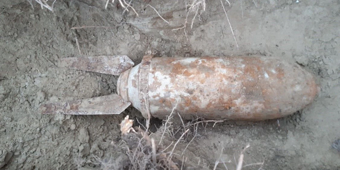 Bei der 100 Kilo schweren Fliegerbombe dürfte es sich um ein russisches Modell handeln