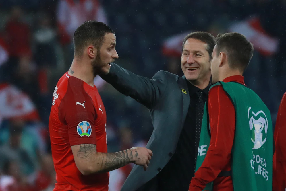 Franco Foda rechnet mit einem Einsatz von Marko Arnautovic. 