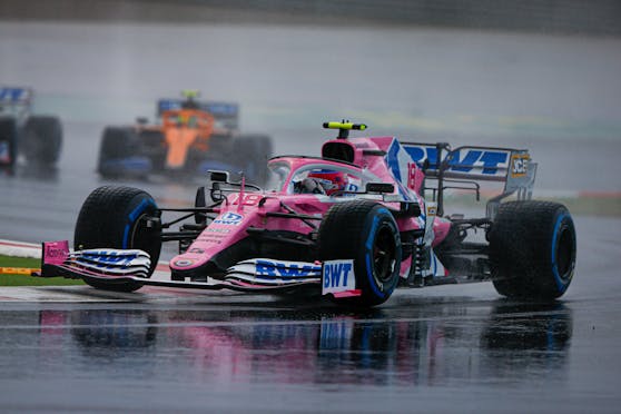 Lance Stroll rast zur Pole.