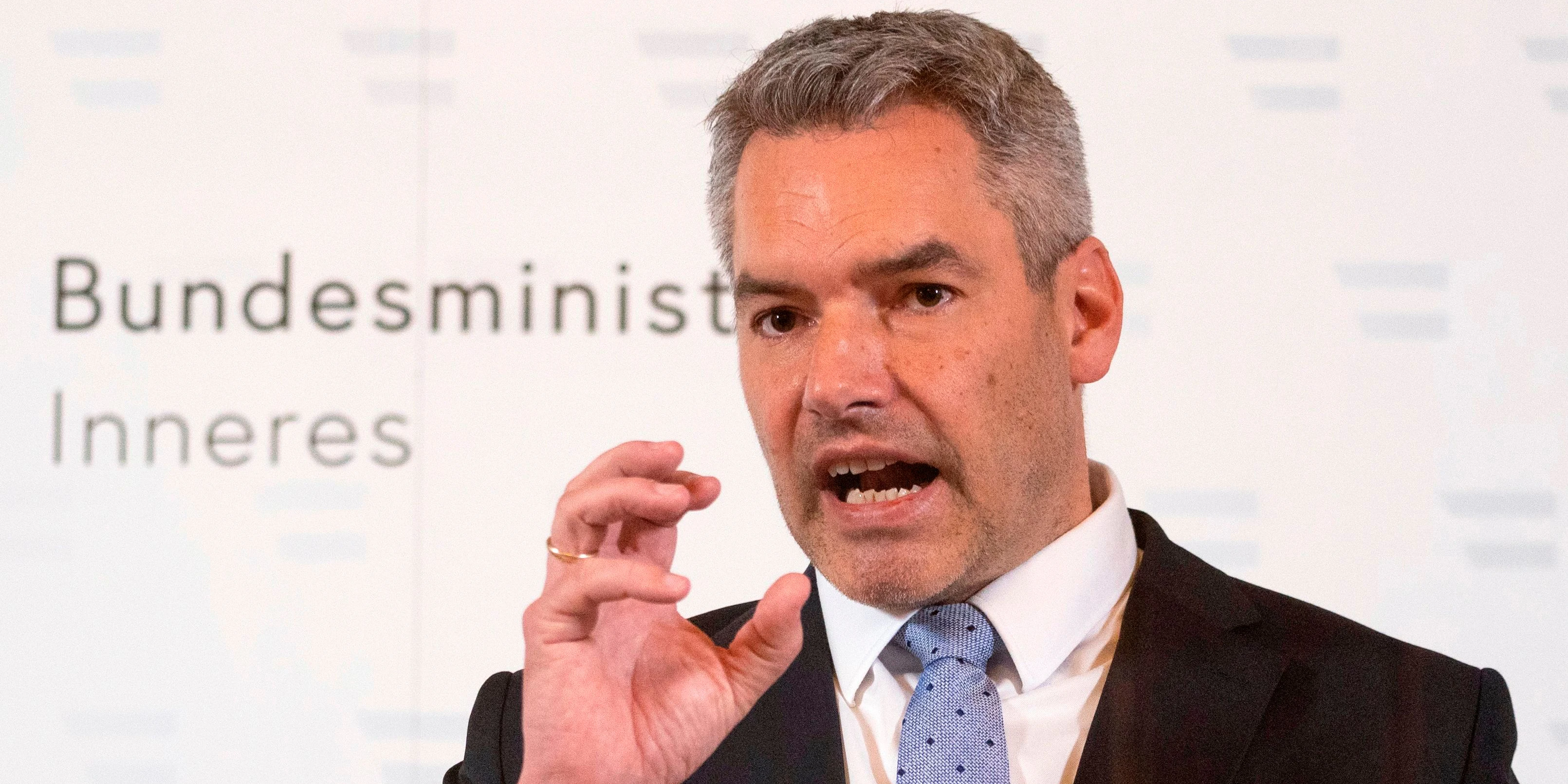 Innenminister Karl Nehammer