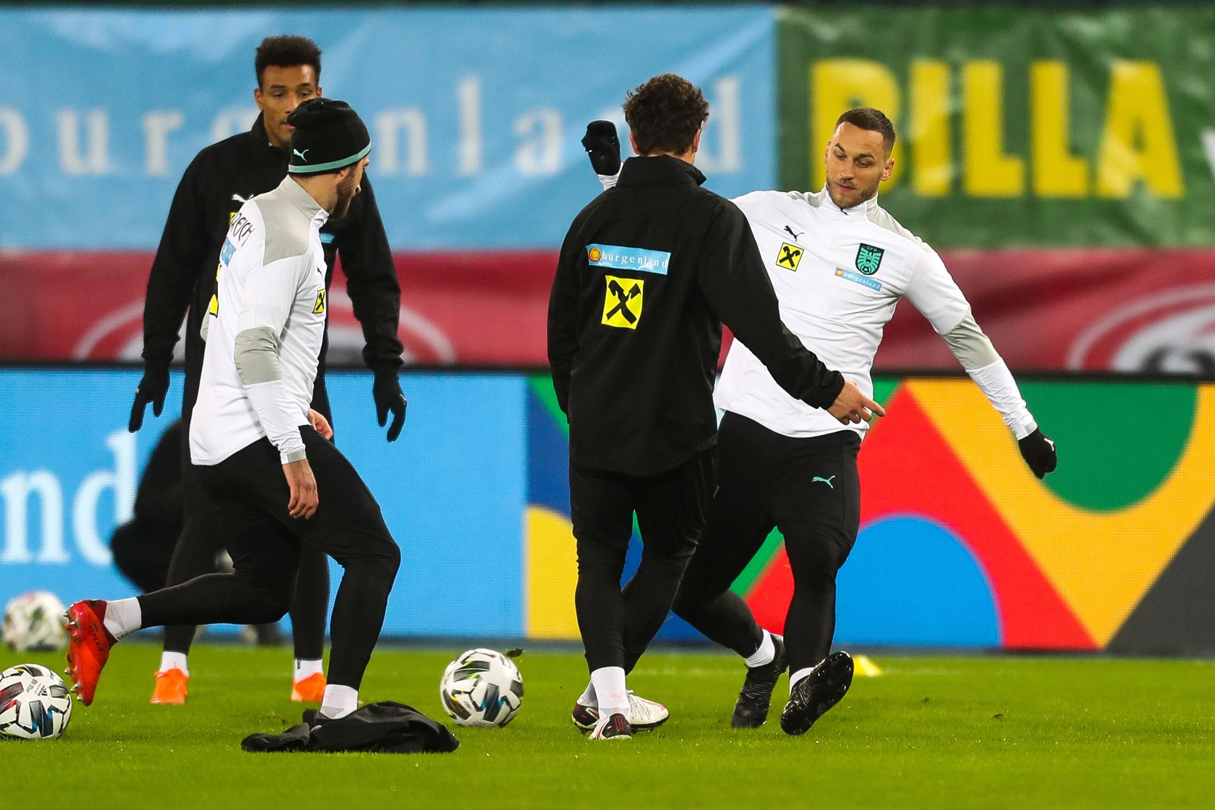 Marko Arnautovic beim Abschlusstraining