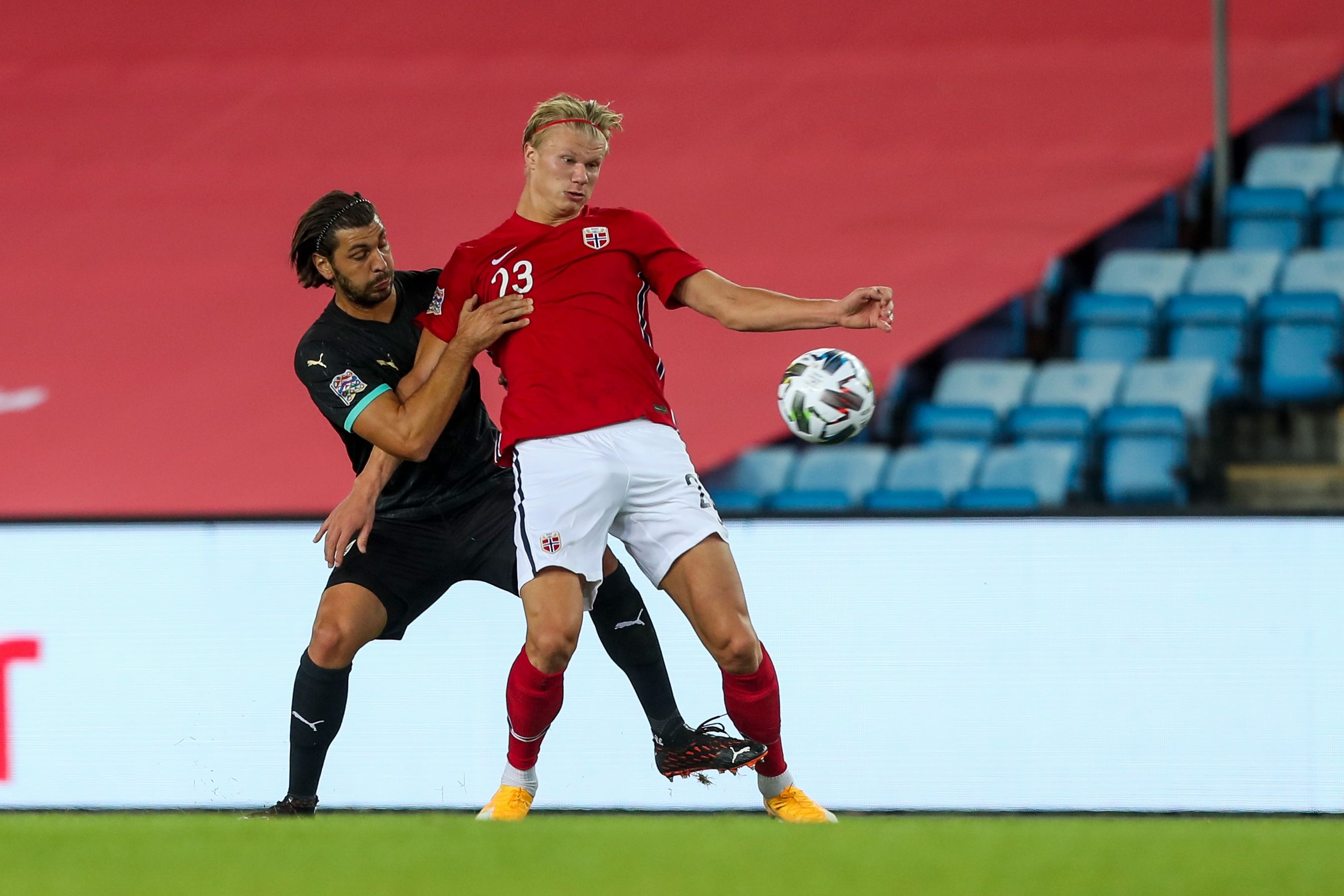Erling Braut Haaland wird gegen Österreich fehlen
