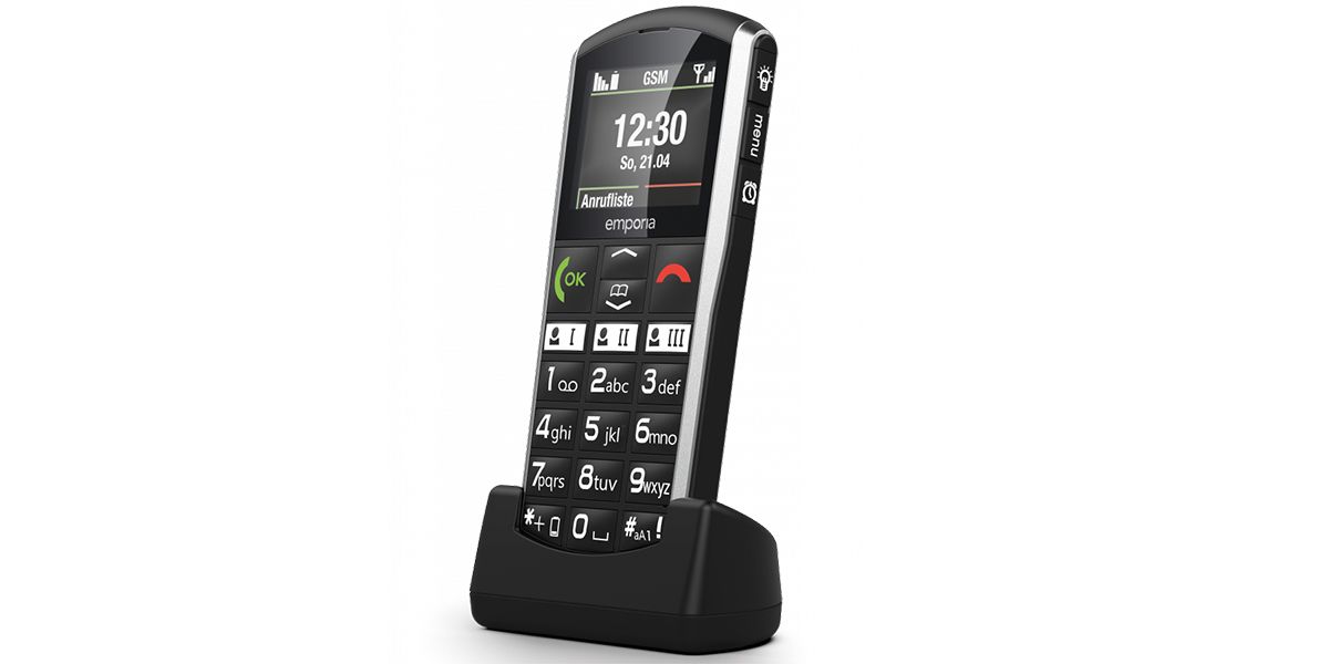 Dieses Tastenhandy in schickem Design und in hochwertiger Ausführung trägt den klingenden Namen Simplicity.