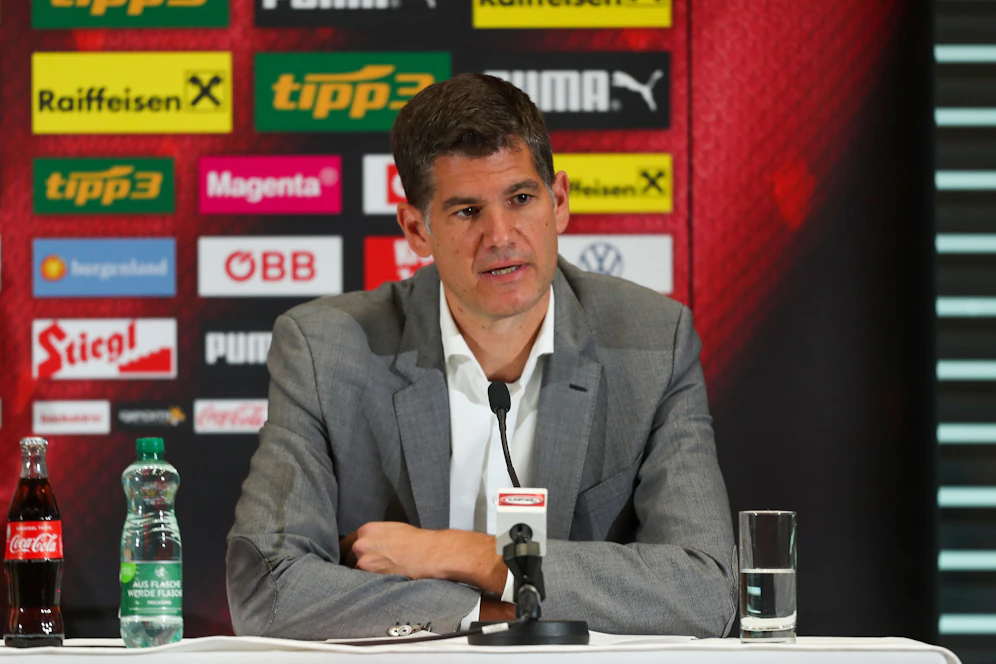 ÖFB-Geschäftsführer Bernhard Neuhold