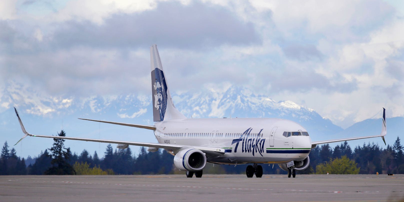 Ein Flugzeug der Alaska Airlines (Symbolbild)