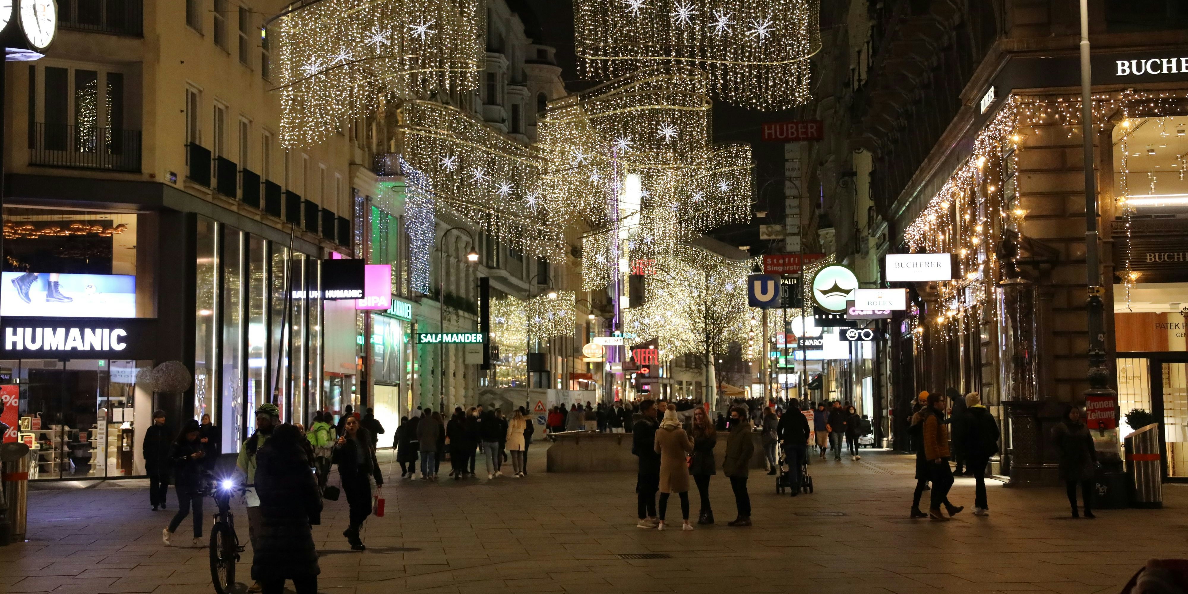 Sonntag 17 Uhr in Wien: Immer noch einiges los