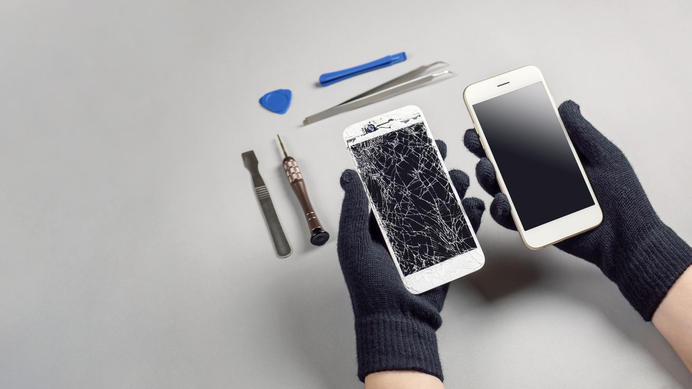 Handy-Reparatur, Symbolbild
