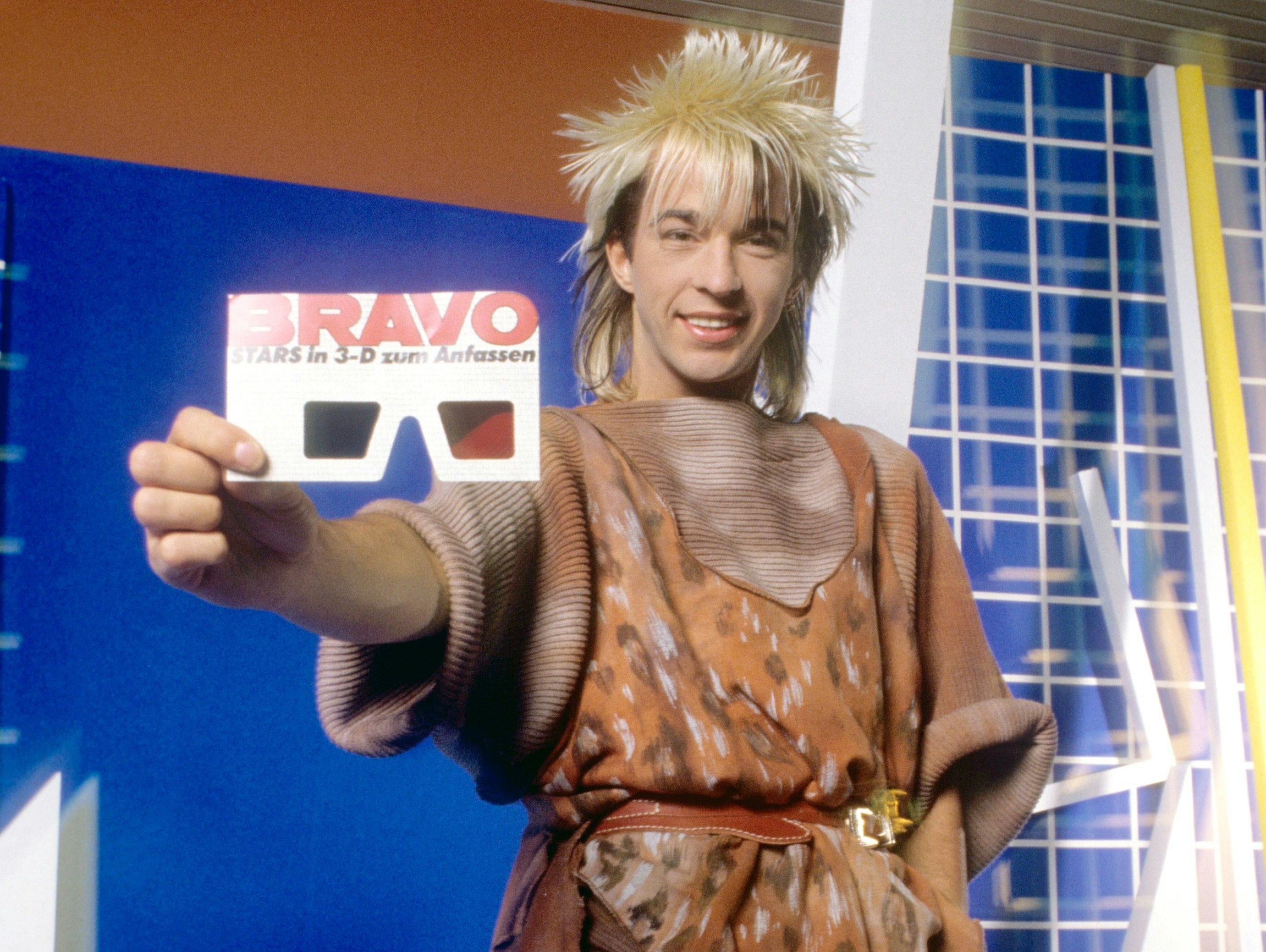 Limahl im "Bravo" - hier<a href="https://www.heute.at/s/fotogalerie-geh-mit-uns-auf-bravo-zeitreise--45958078">&nbsp;>> Fotogalerie: Geh mit uns auf BRAVO-Zeitreise!</a>