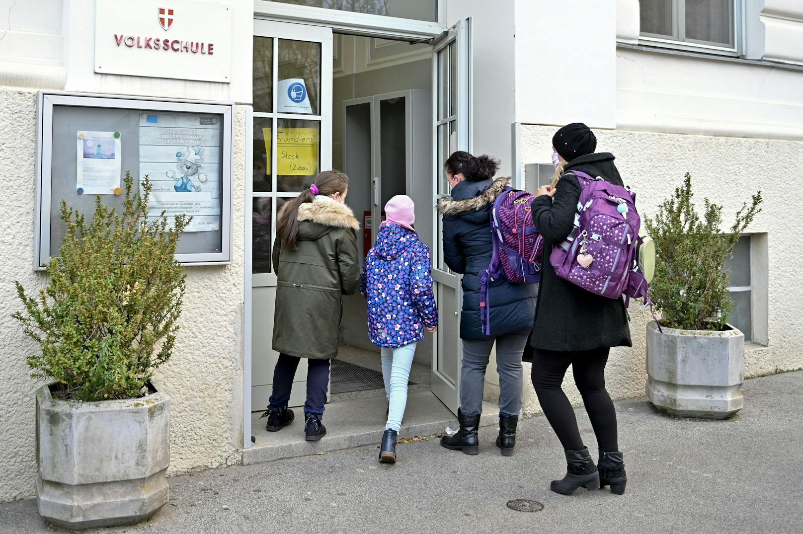 Viele Kinder in Wien waren jedoch am ersten Lockdown-Tag in der Schule.