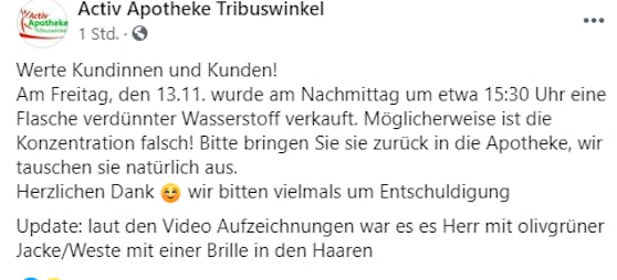 Der Aufruf auf Facebook wurde auch vom SP-Bürgermeister Babler geteilt.