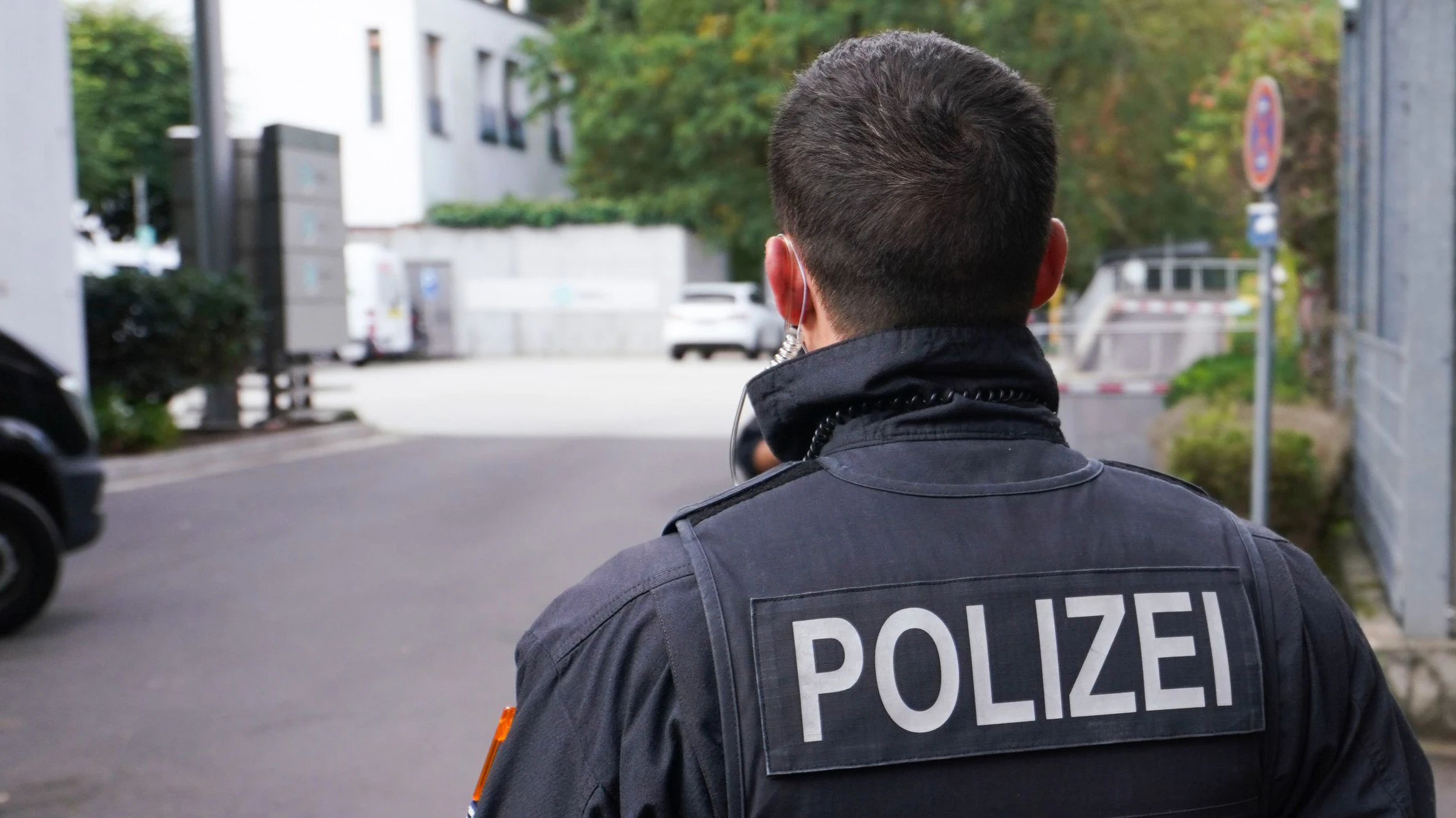 Ein Frankfurter Polizist im Einsatz