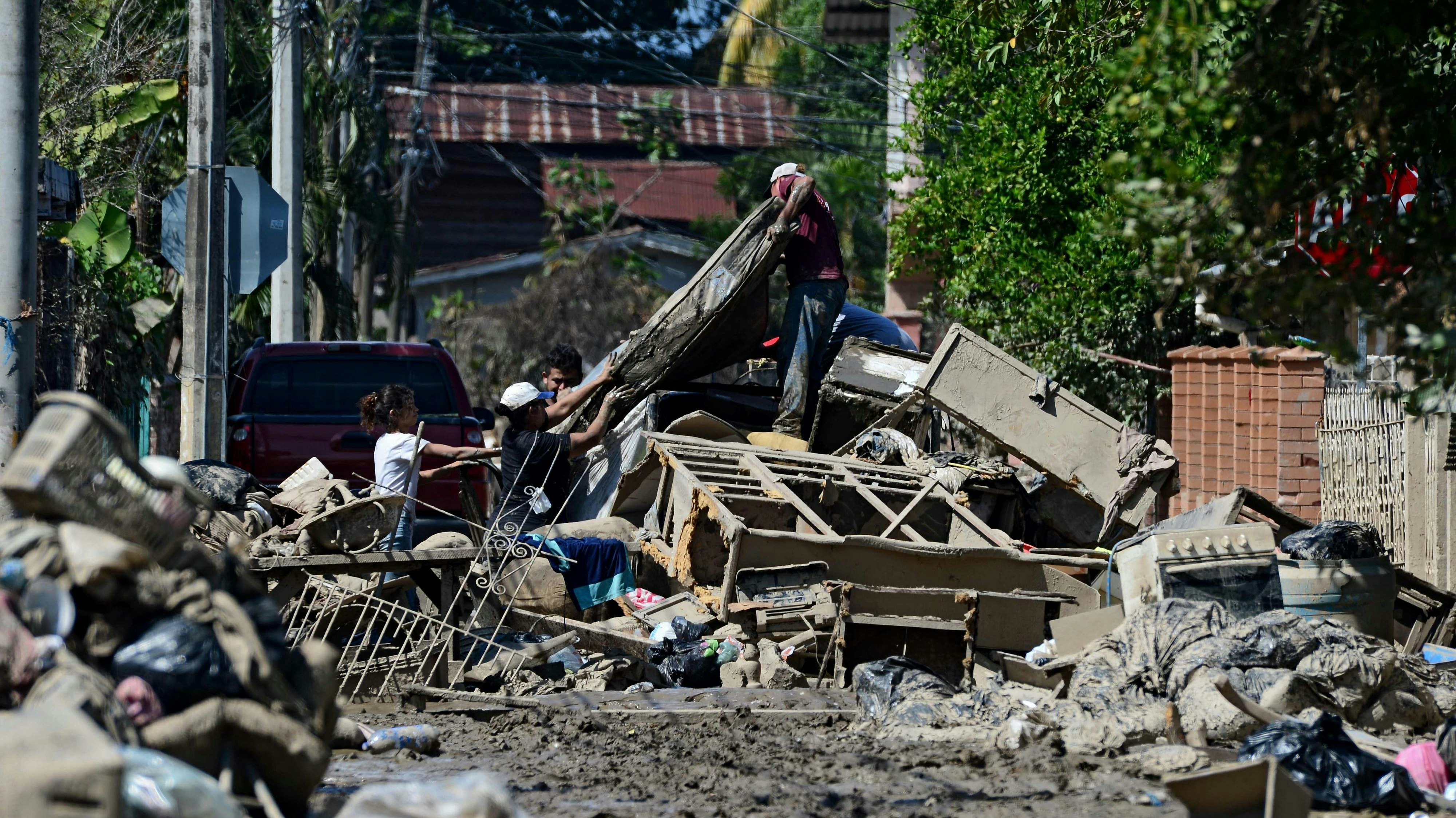 Mit 250 km/h wütet "Iota" in Nicaragua. 