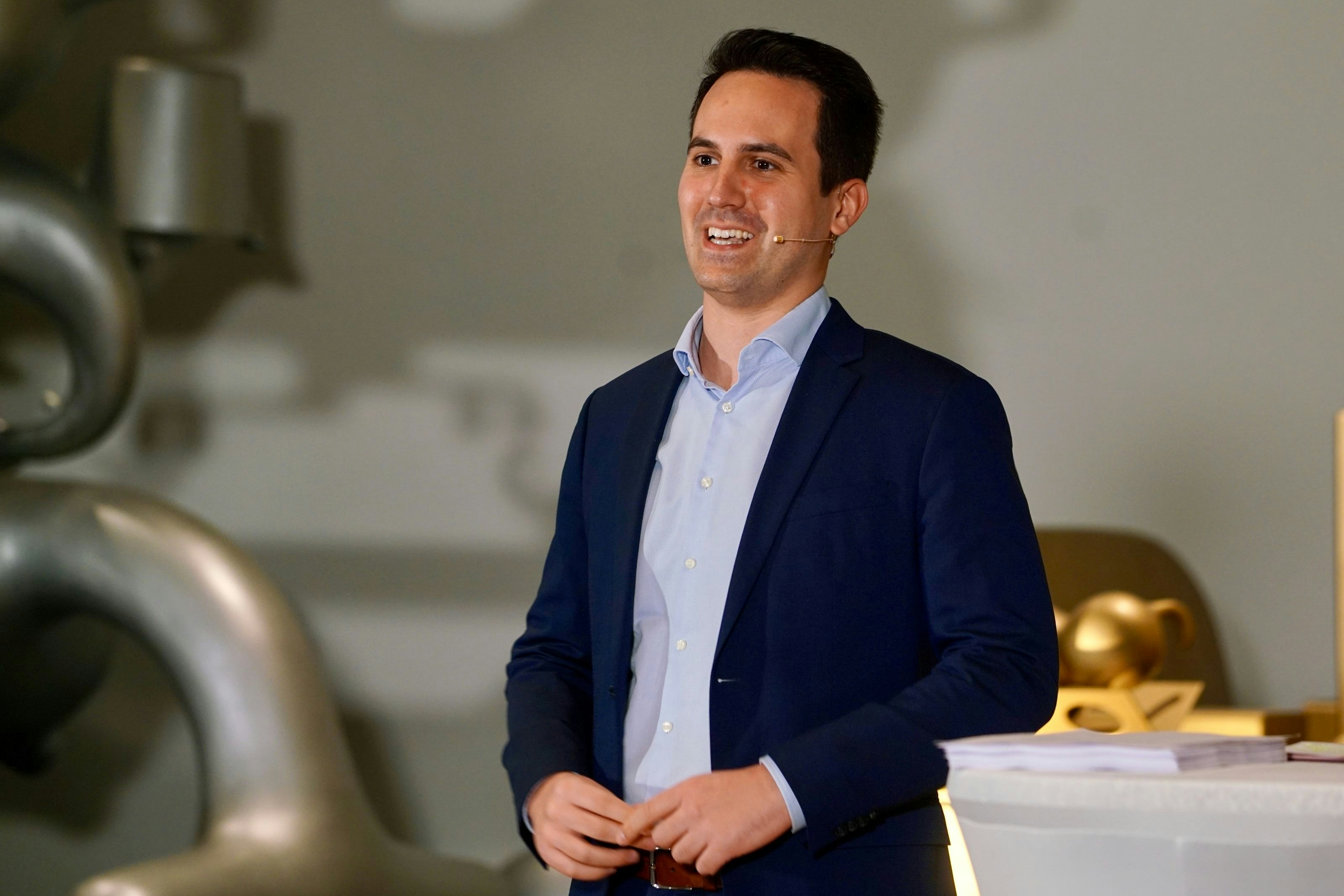 Christoph Wiederkehr auf der Landesmitgliederversammlung