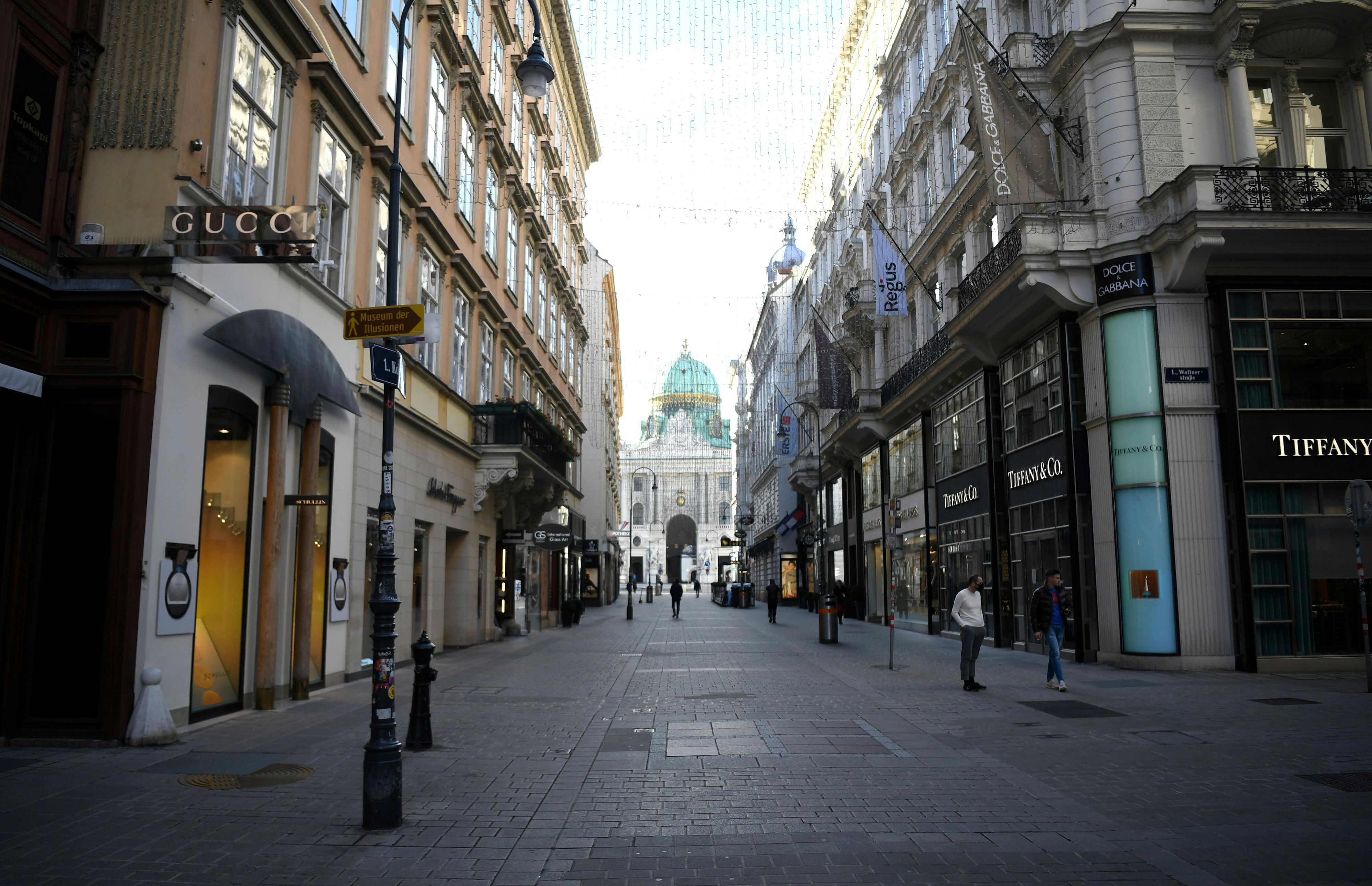 So sah es in Wien am ersten Lockdown-Tag aus.