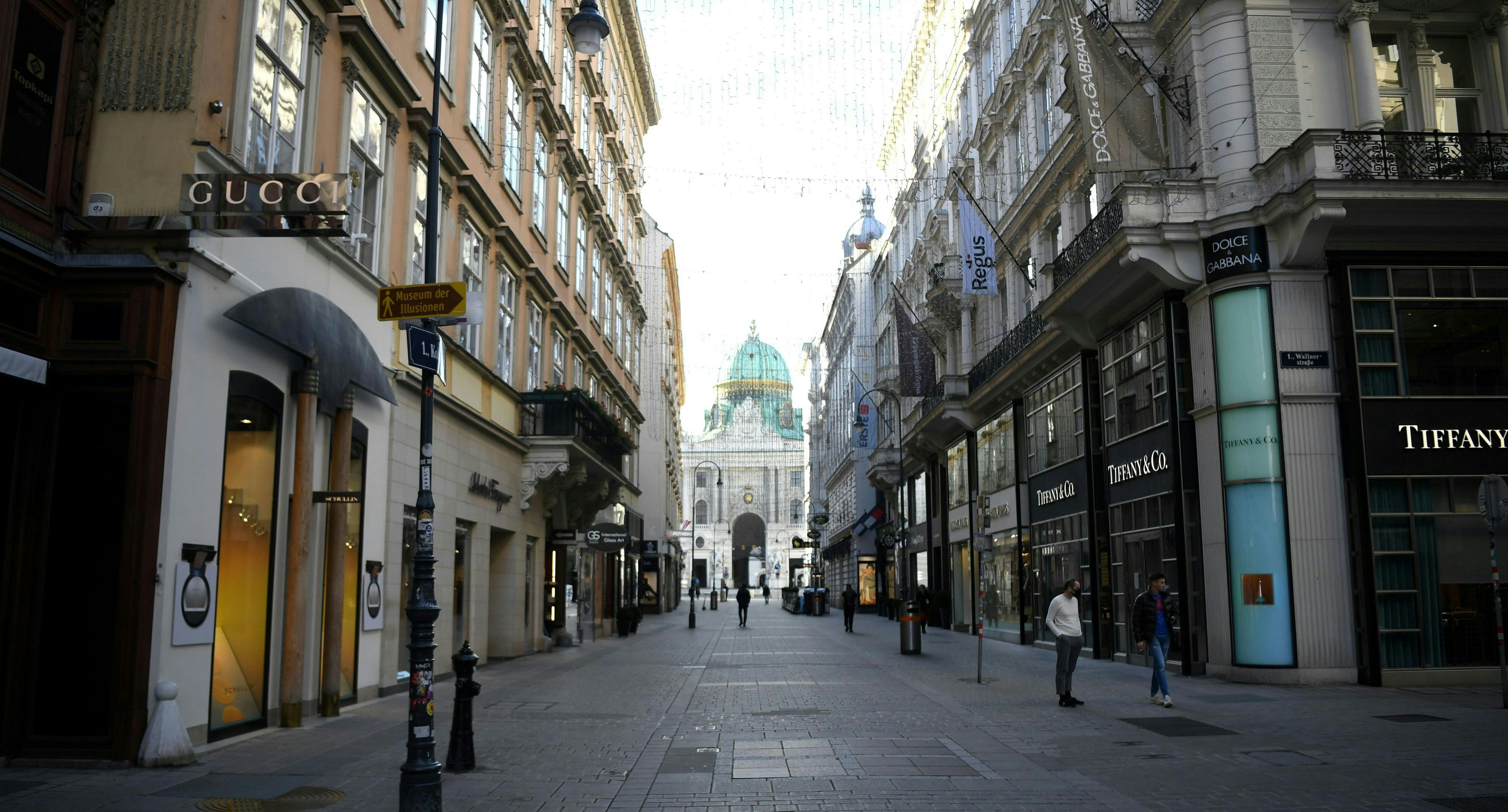 So sah es in Wien am ersten Lockdown-Tag aus.