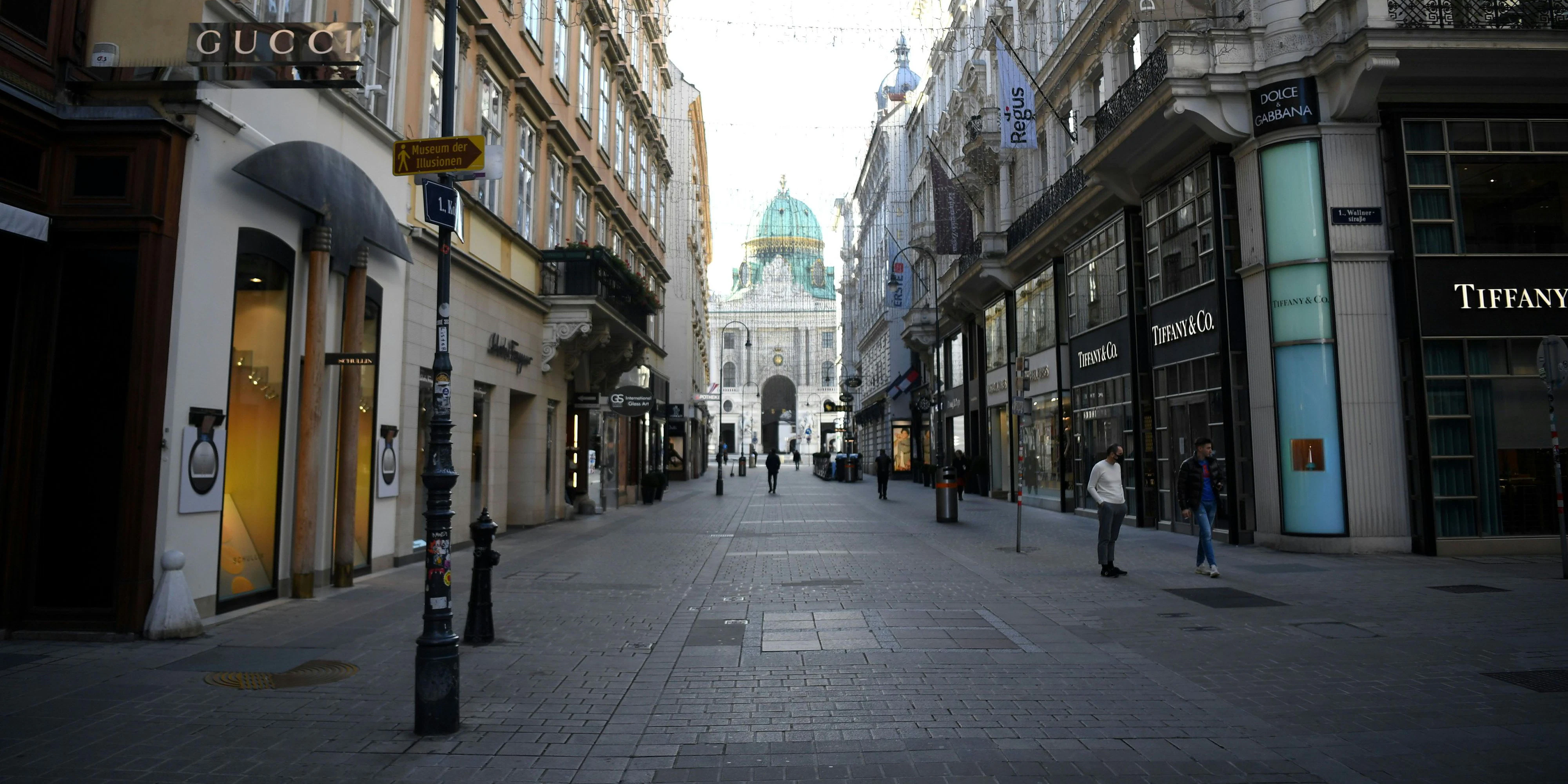 So sah es in Wien am ersten Lockdown-Tag aus.