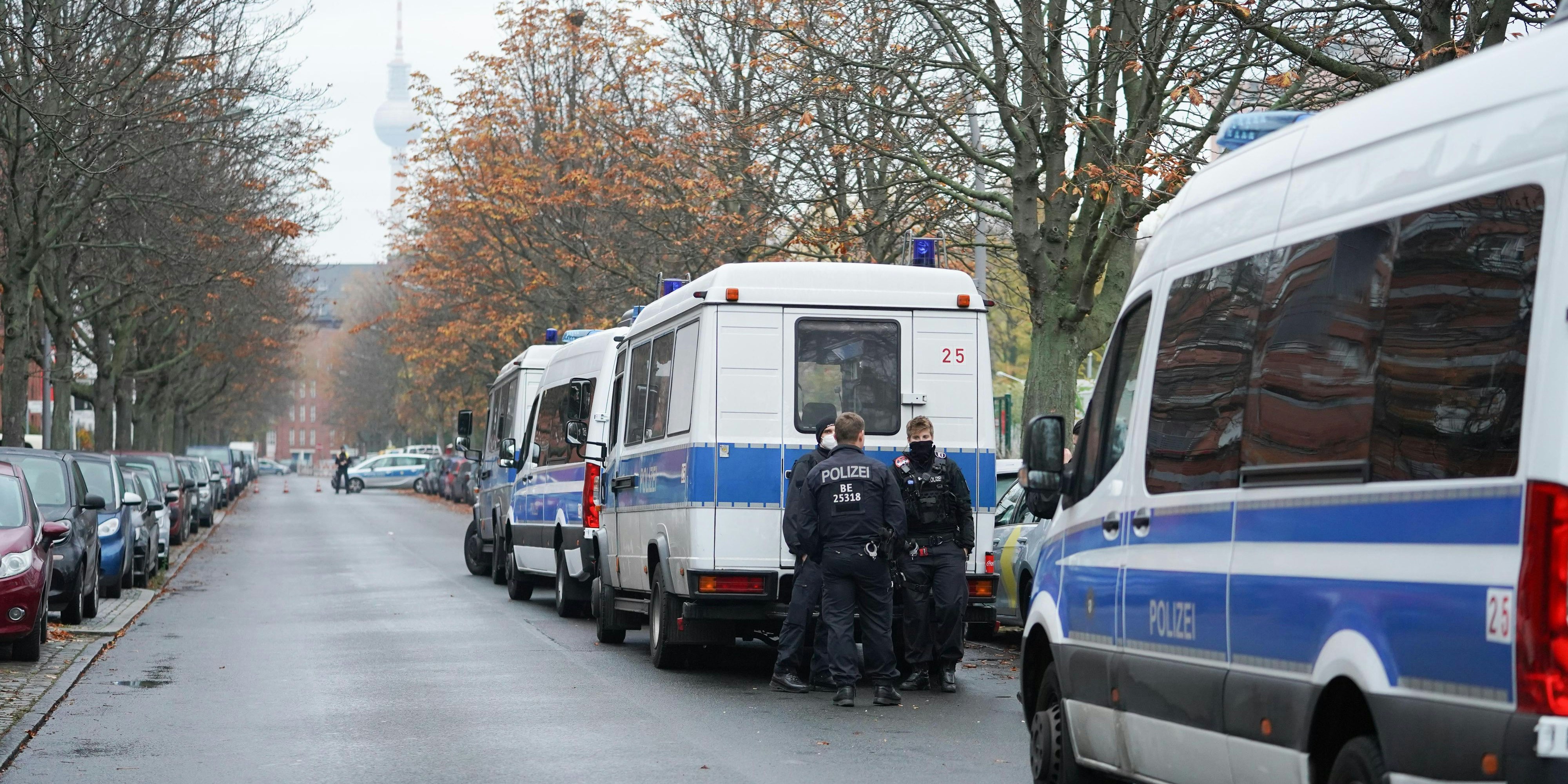 Mehr als 1600 Beamte sind derzeit in Berlin im Einsatz. (Symbolbild)