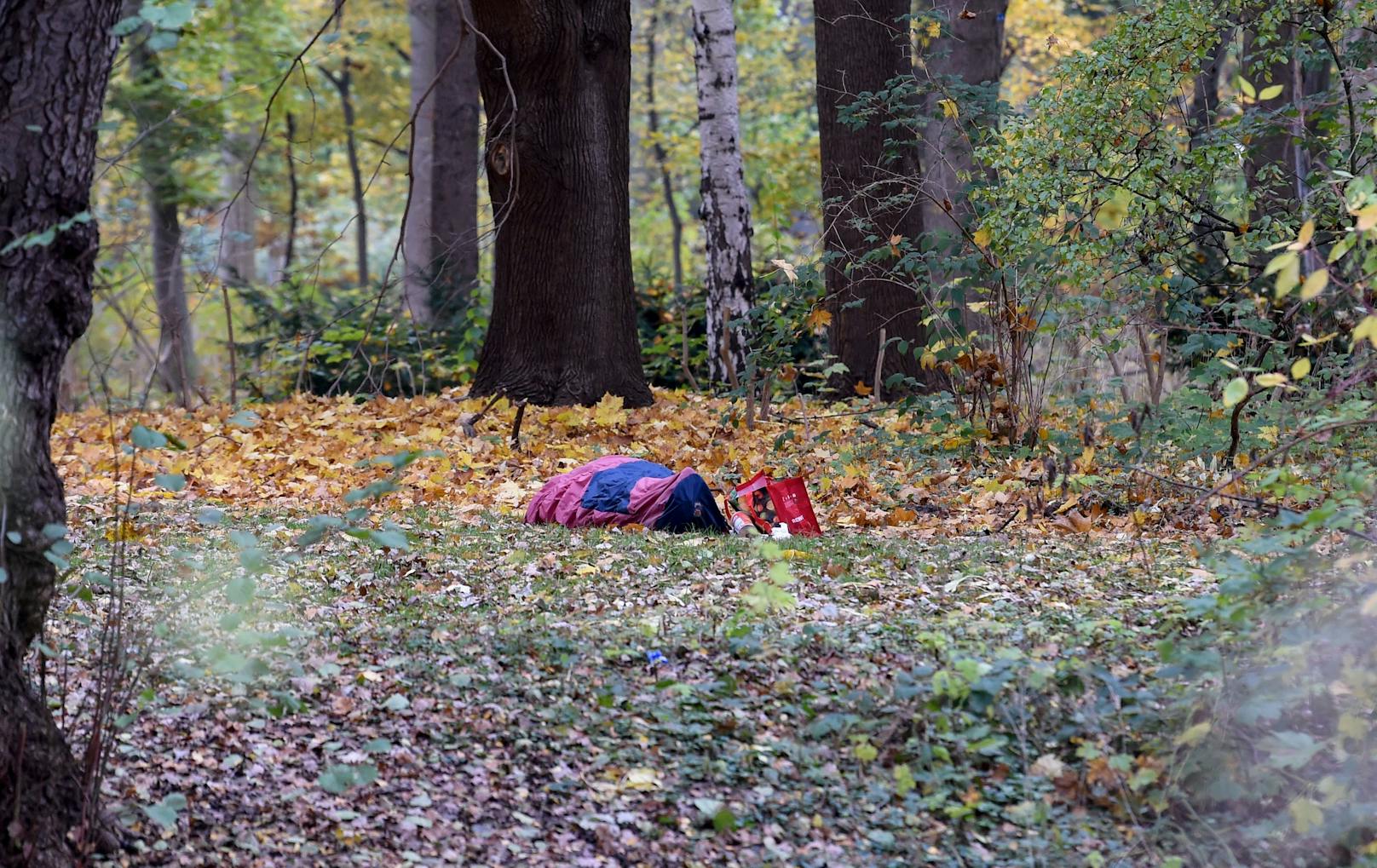 Die Elfjährige übernachetet im eiskalten Freien.