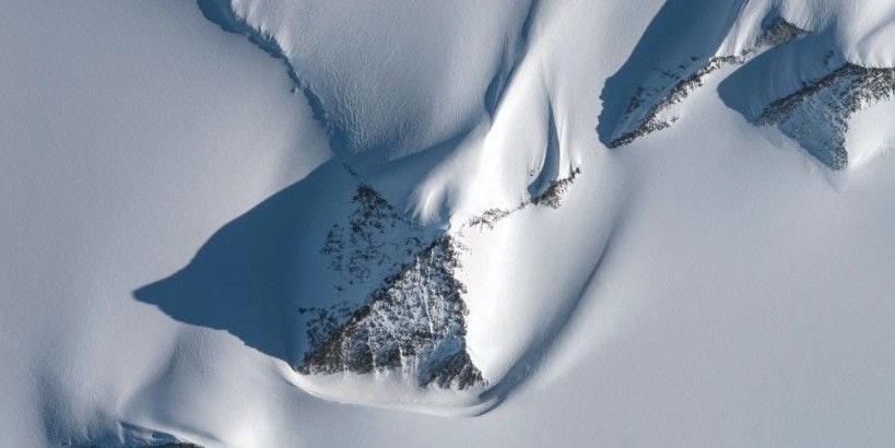Wurden diese Schnee-Pyramiden von Außerirdischen erschaffen?
