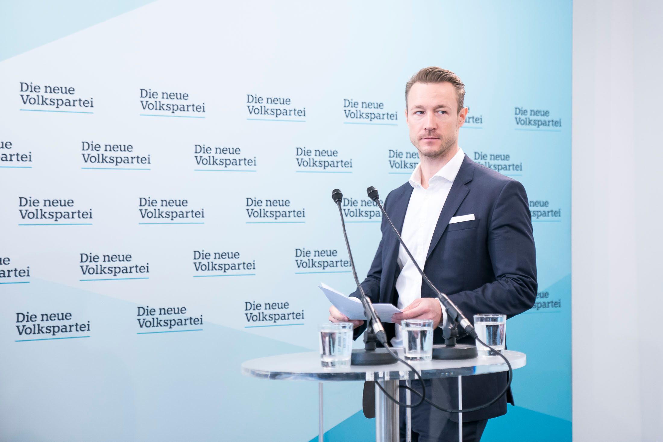 pressekonferenz der övp wien mit gernot blümel, markus wölbitsch und elisabeth olischar zum thema flächenwidmung, christoph chorherr, 20190919 foto: helmut graf/tageszeitng heute